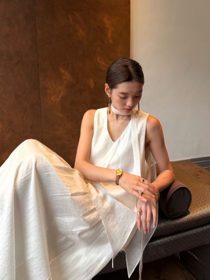 Peyton Tencel Sleeveless Top & Skirt Set 