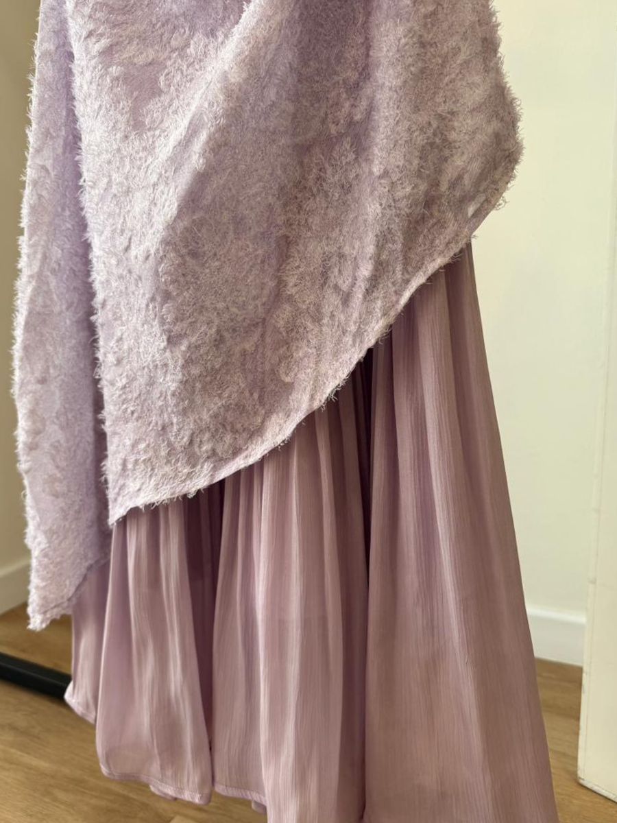 Shuang Zeng Fake Two Piece Oriental Dress