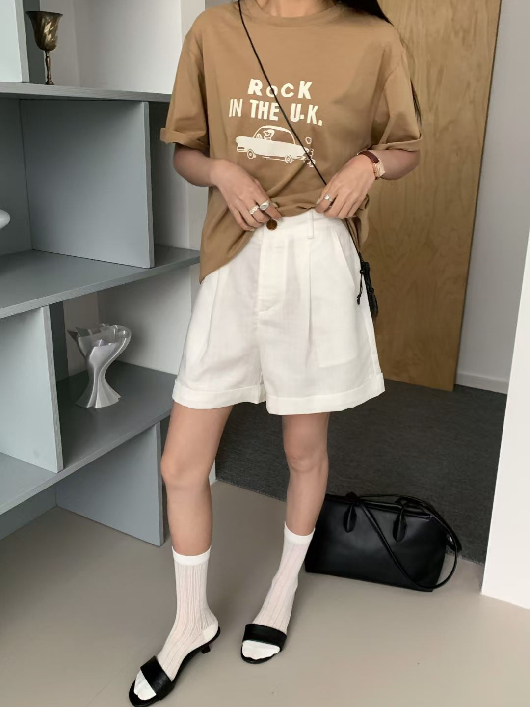 Peter Belted Linen Shorts