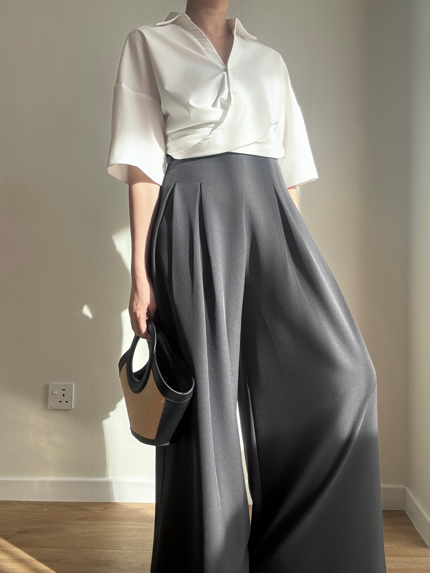 Lacey Camisole + Wide Leg Pants