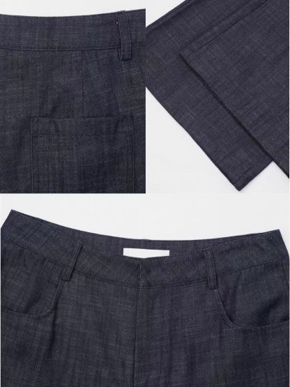 Karena Sleeveless Denim Top& Pants (Top & Bottoms sold seperately)