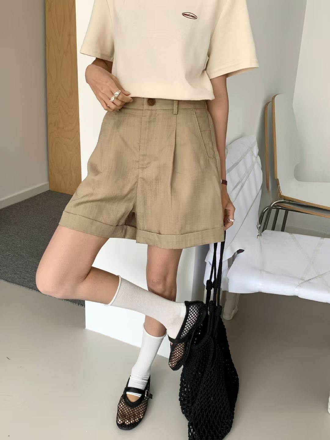 Peter Belted Linen Shorts