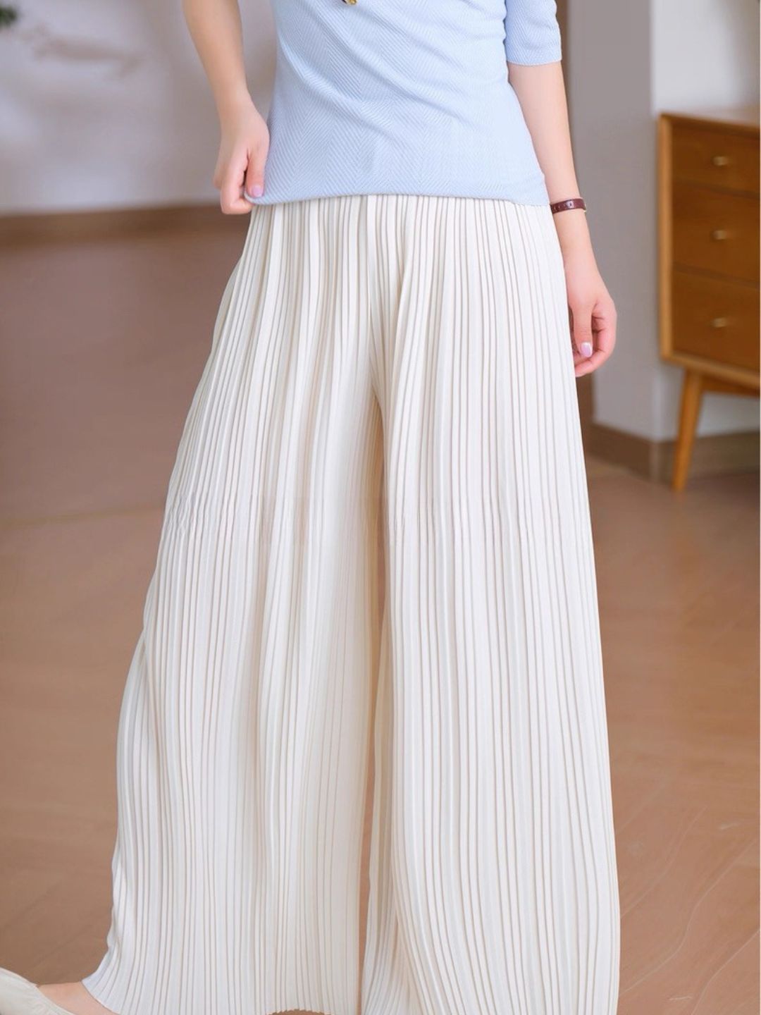 Ling Fei Delicate Pleated Culottes