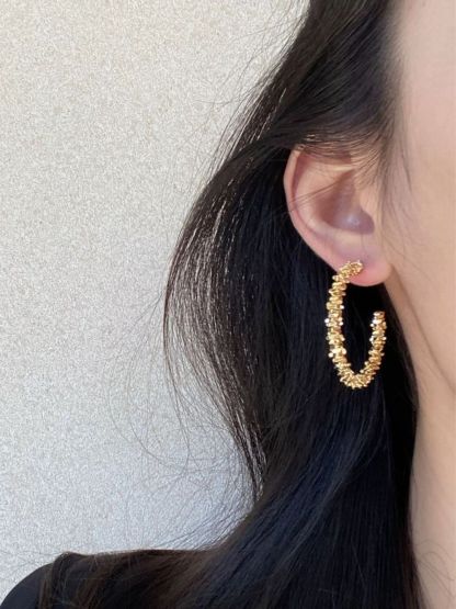 Zenya Bling Hoop Earrings