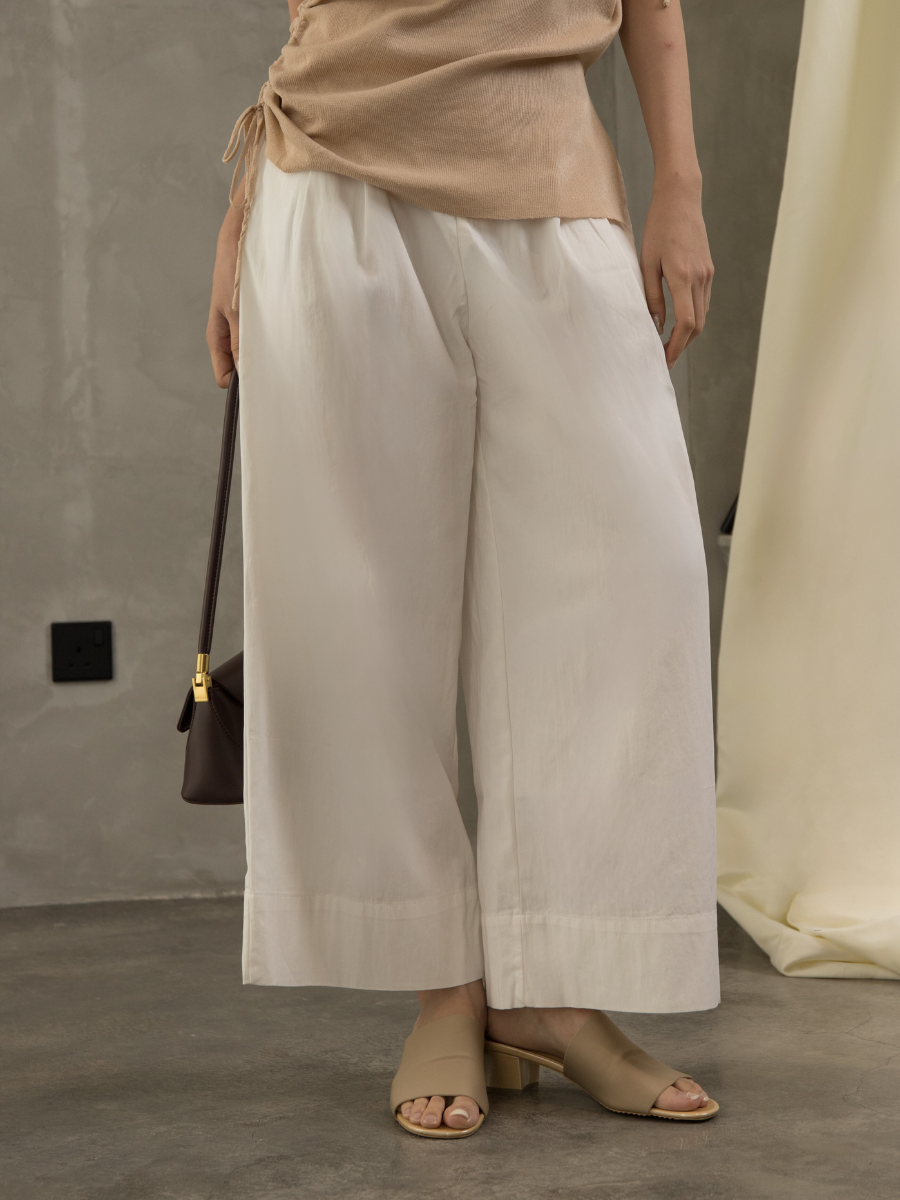 Ginette Culottes (Discounted-S, M, L size)-The Black Bow-