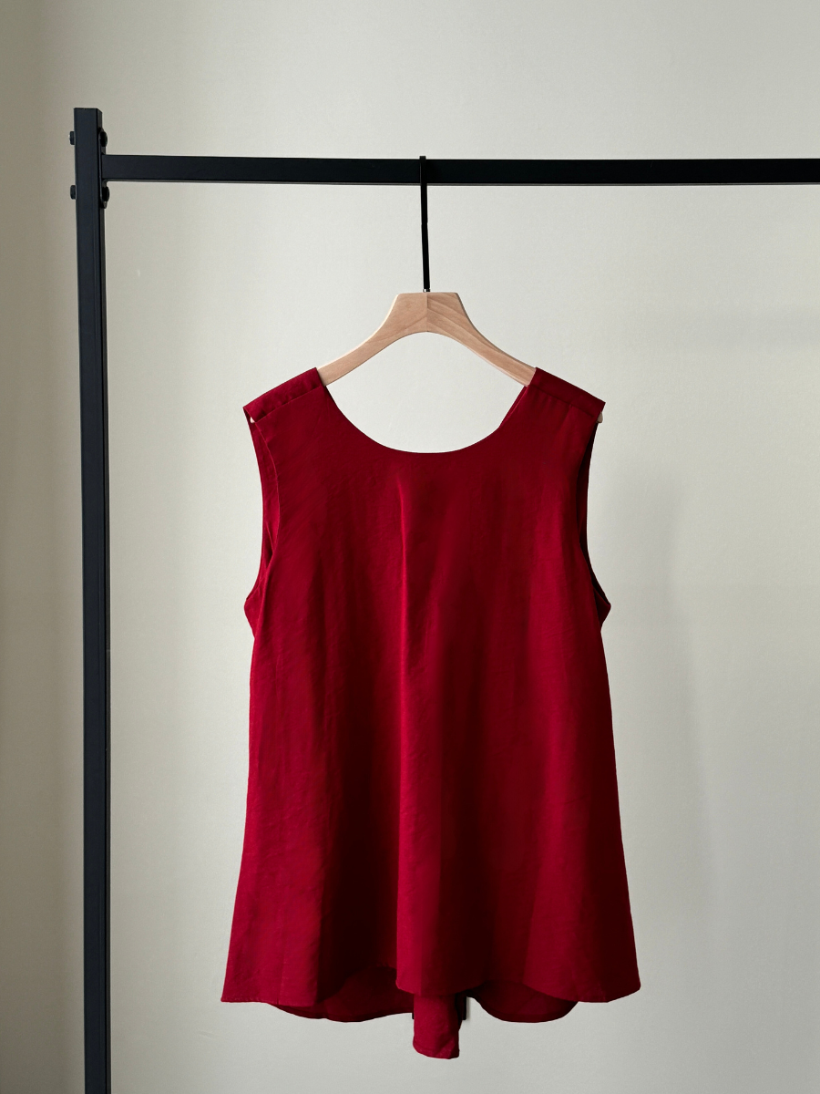 Tara Two Way Top with Knot-The Black Bow-