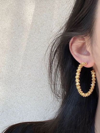 Zenya Bling Hoop Earrings