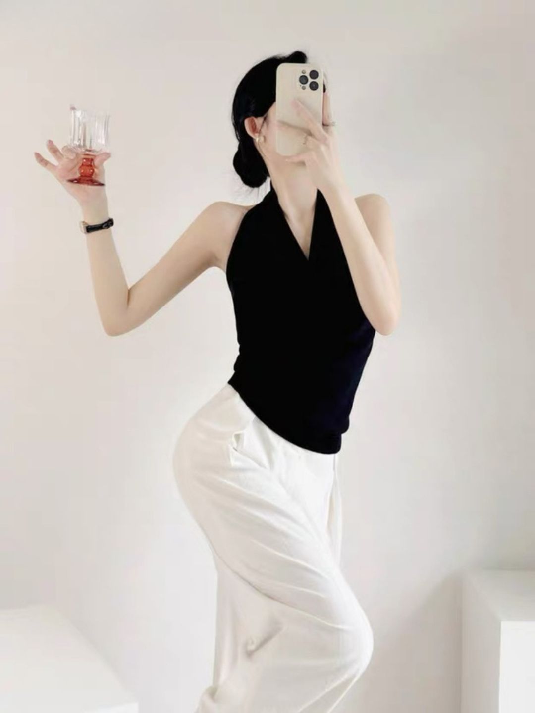 Landry Swing Collar Knit Top