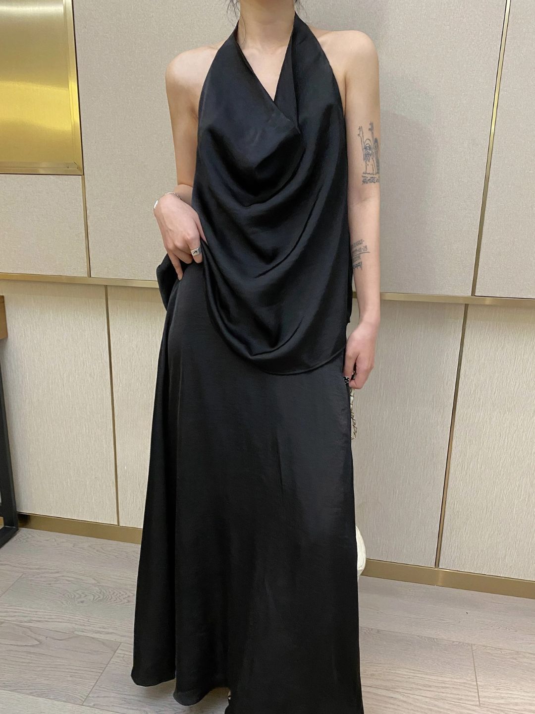 Laken Swing Collar Top & Skirt Set