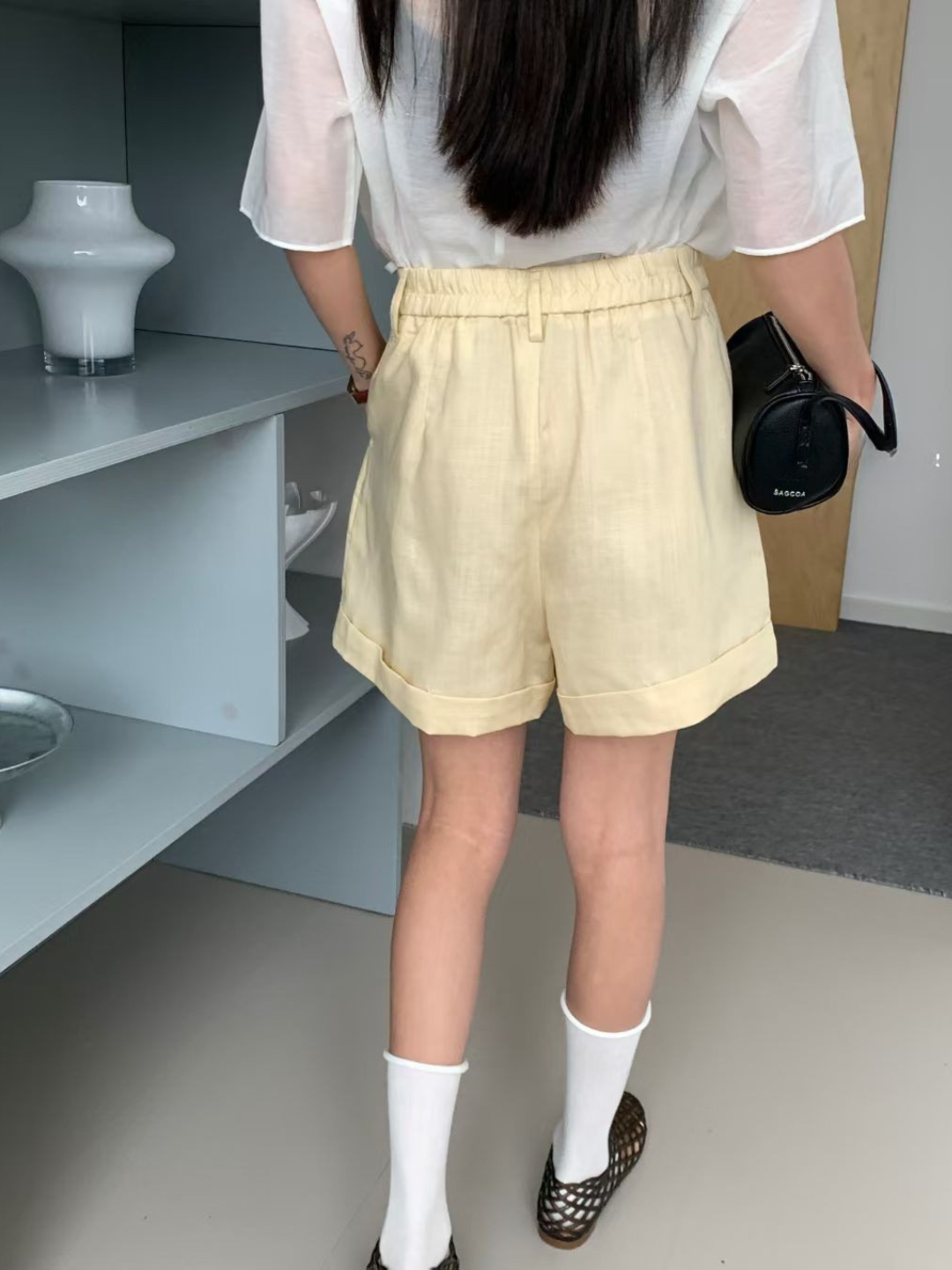 Peter Belted Linen Shorts