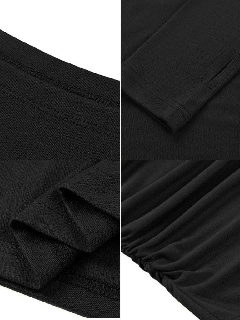 Joell One Shoulder Two Way Top/ Mini Dress-The Black Bow-