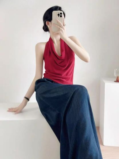 Landry Swing Collar Knit Top