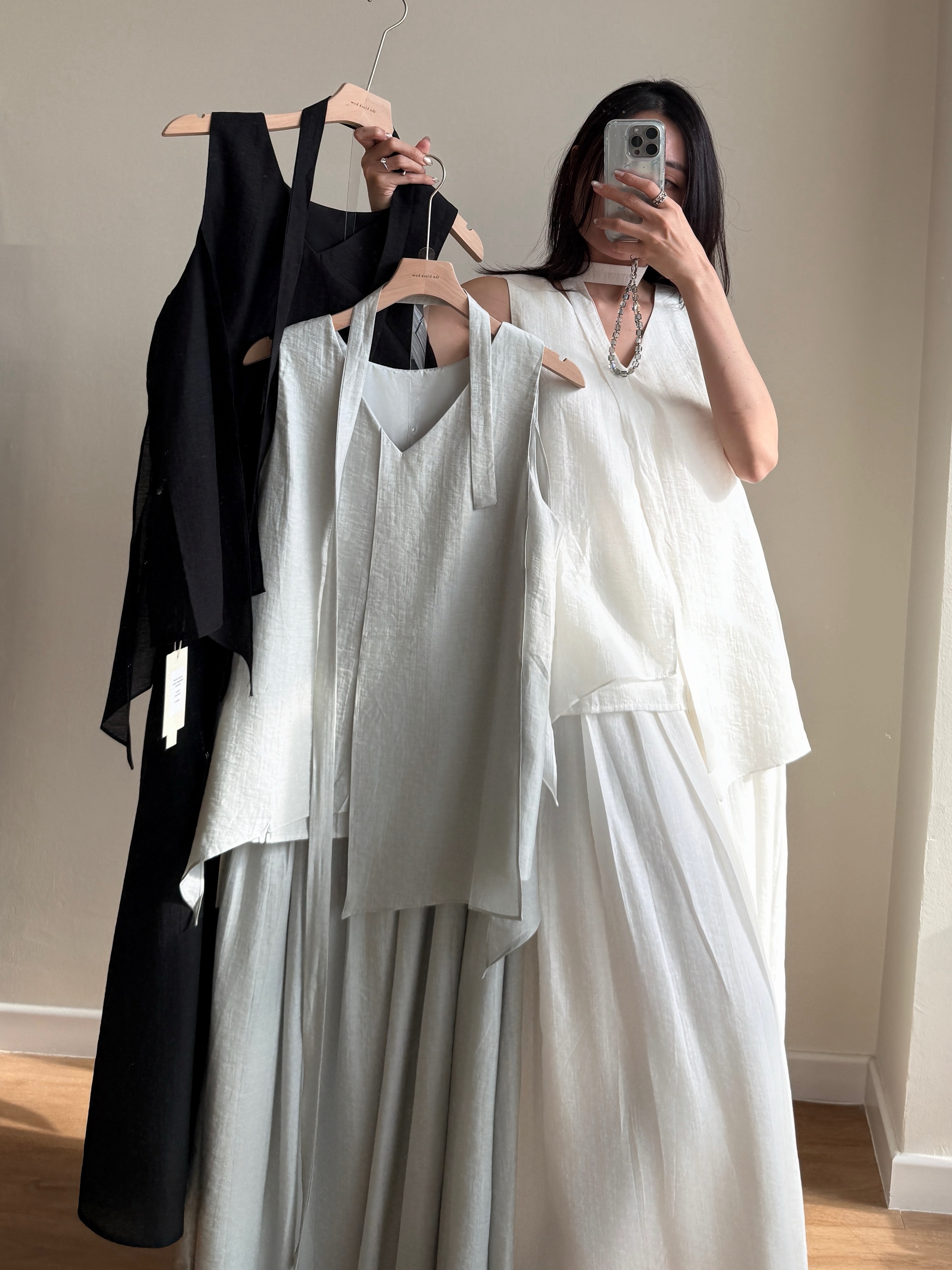 Peyton Tencel Sleeveless Top & Skirt Set 