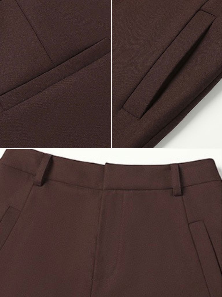 Joziah Straight Cut Pants-The Black Bow-