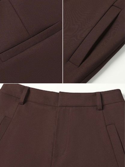 Joziah Straight Cut Pants-The Black Bow-