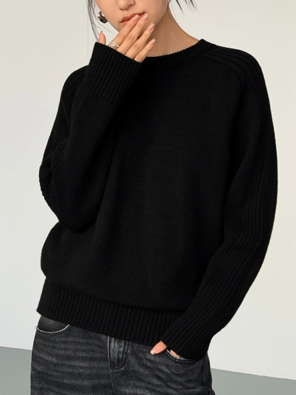 Kaisey Autumn/Winter Sweater-The Black Bow-