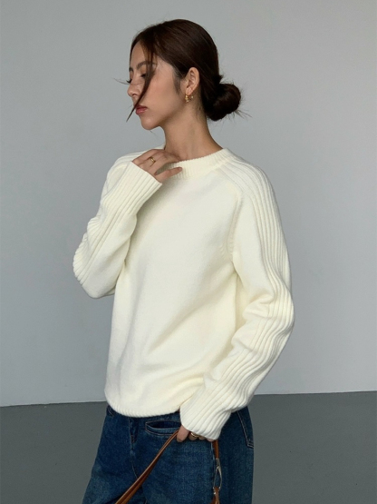 Kaisey Autumn/Winter Sweater-The Black Bow-