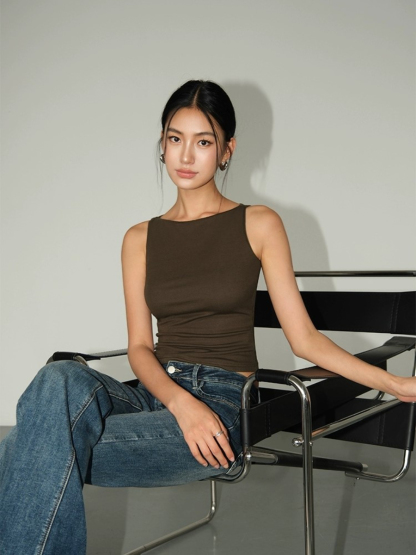 Mahee Bateau Neck Top-The Black Bow-