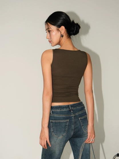 Mahee Bateau Neck Top-The Black Bow-