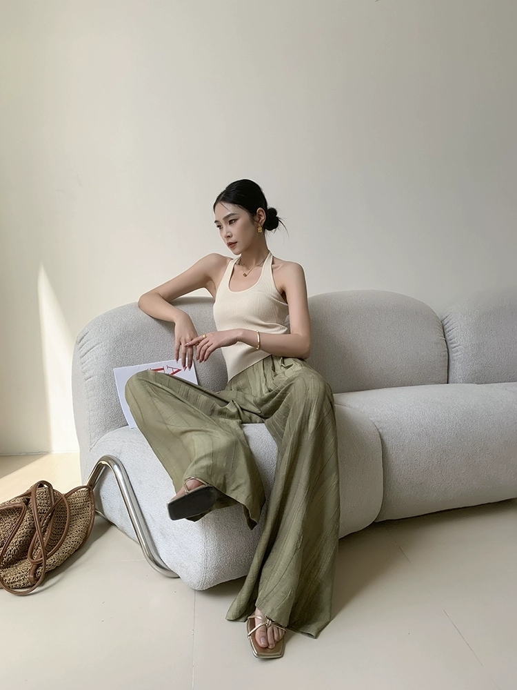 Ding Wei Culottes -The Black Bow-