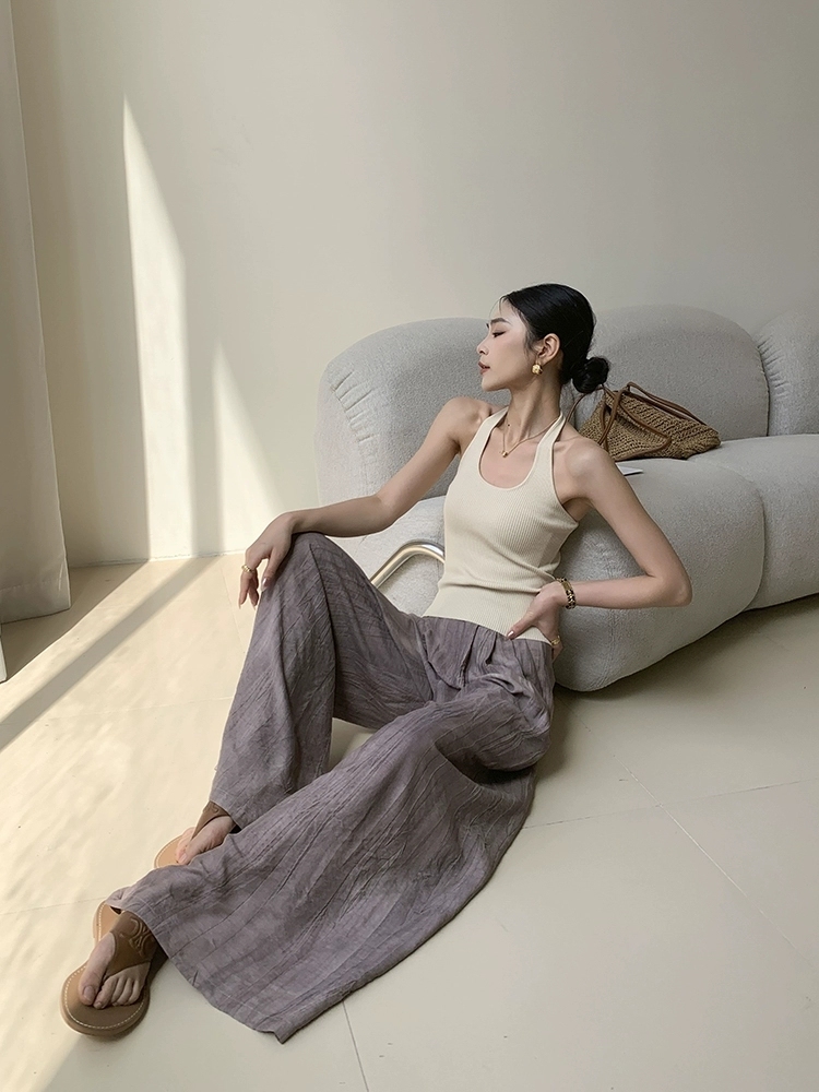 Ding Wei Culottes -The Black Bow-