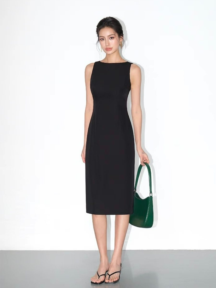Katalyna Sleeveless Midi Dress