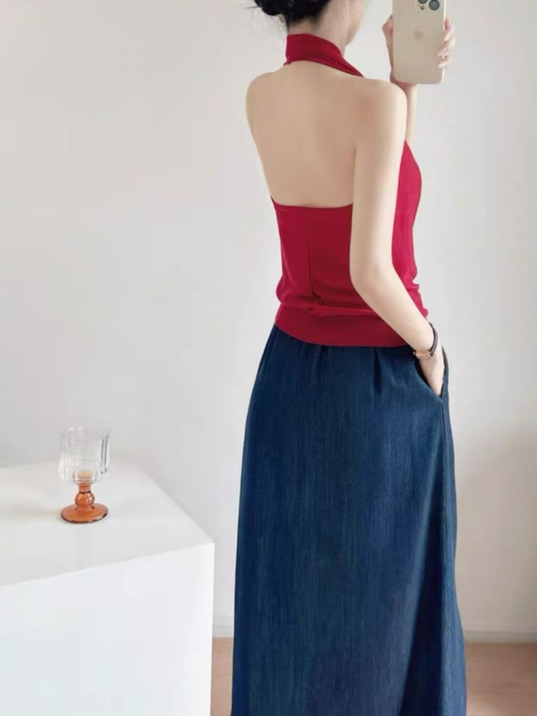 Landry Swing Collar Knit Top