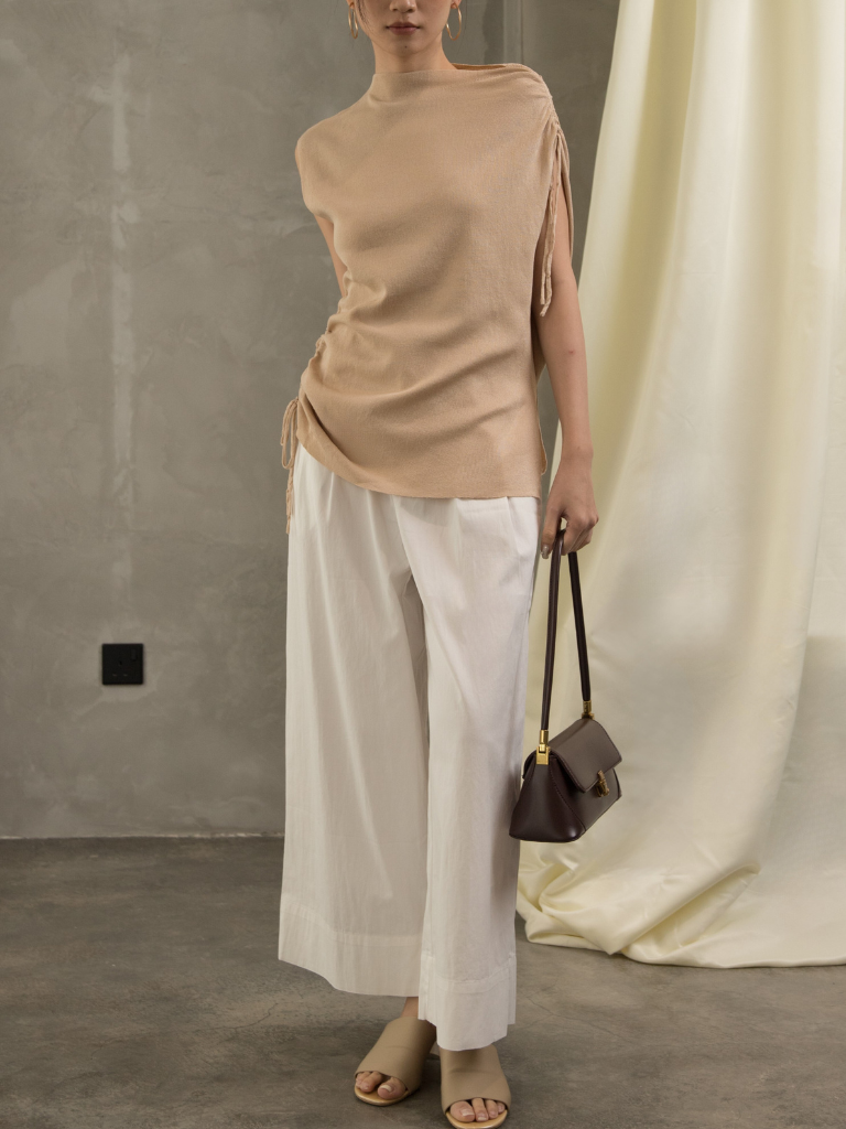 Ginette Culottes (Discounted-S, M, L size)-The Black Bow-