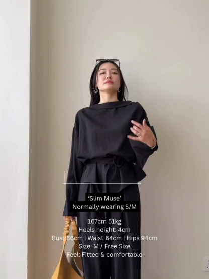 Warren One Shoulder Top & Pants Set