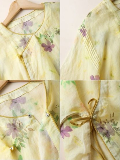 Ling Fu Ramie Oriental Top