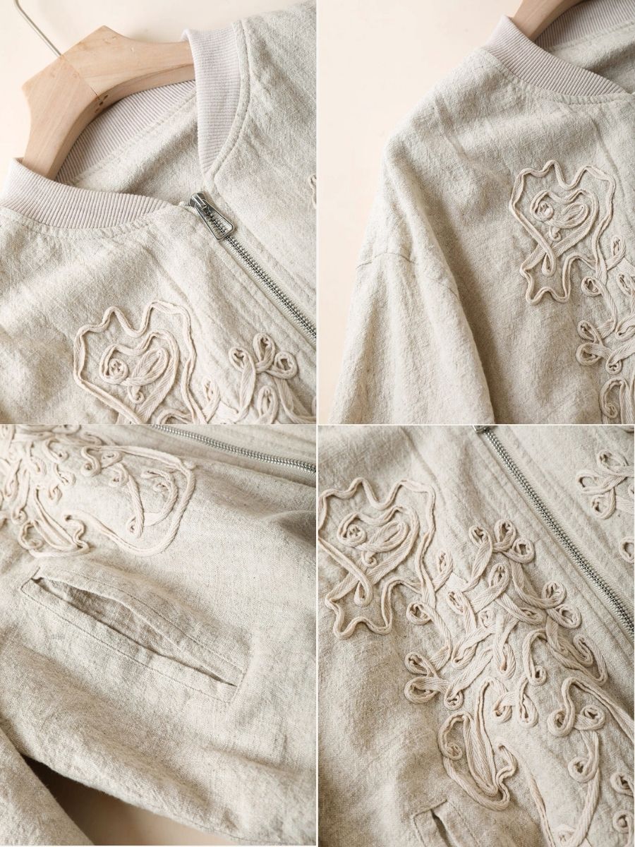 Ling Hui Linen Oriental Jacket