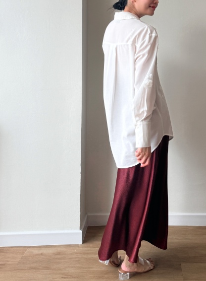 Leona Detailed 3D Floral Shirt 