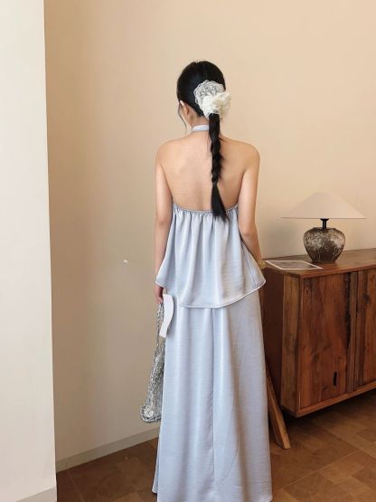 Laken Swing Collar Top & Skirt Set