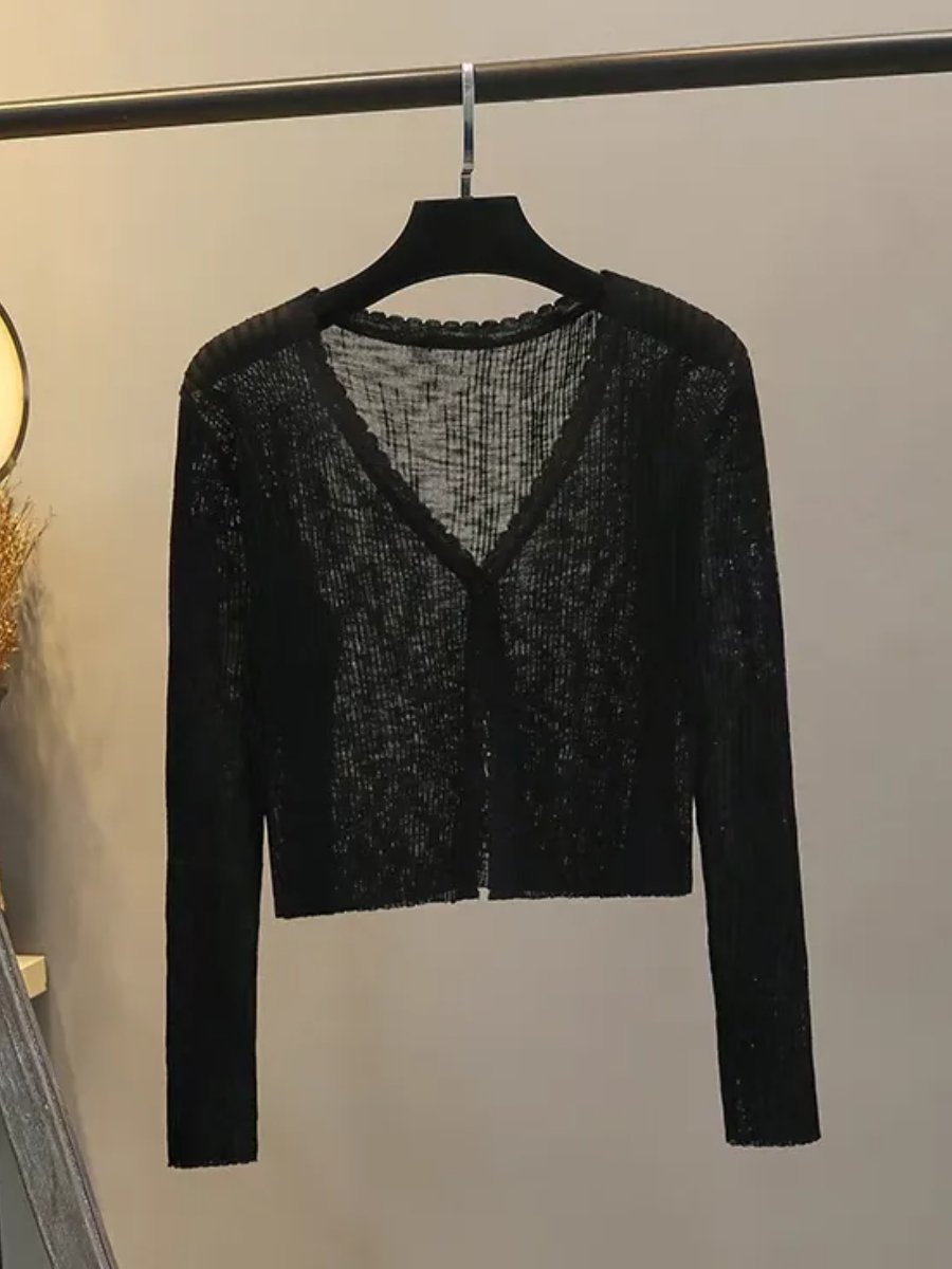 You You Knit Cardigan-The Black Bow-