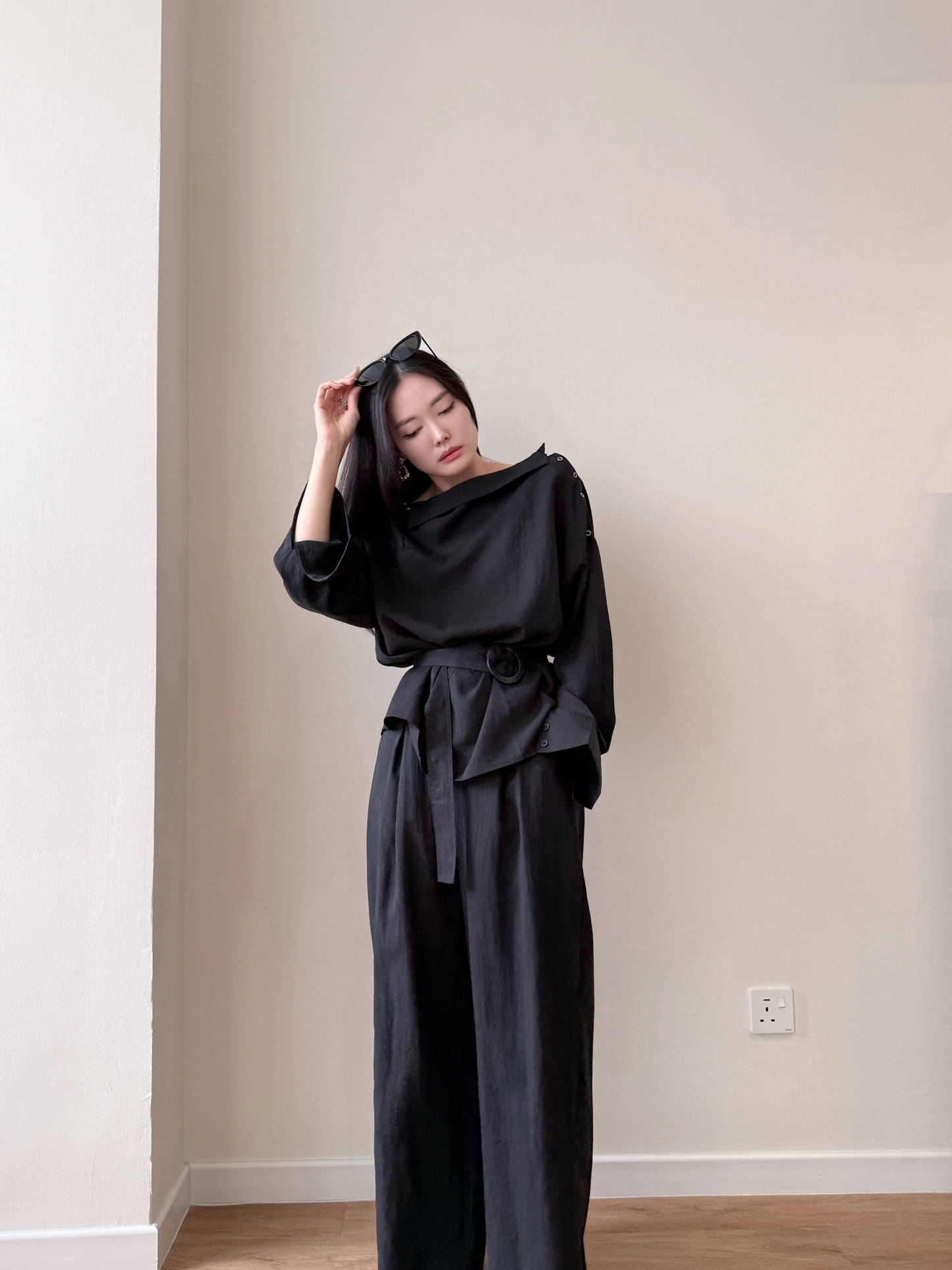 Warren One Shoulder Top & Pants Set