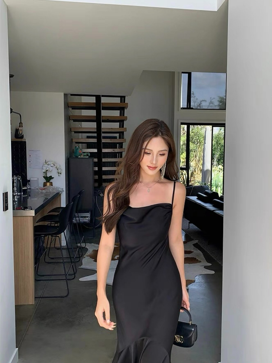 Kavya Swing Collar Cami Dress