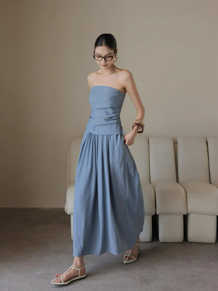 Margot Tube Top & Culottoes & Skirt