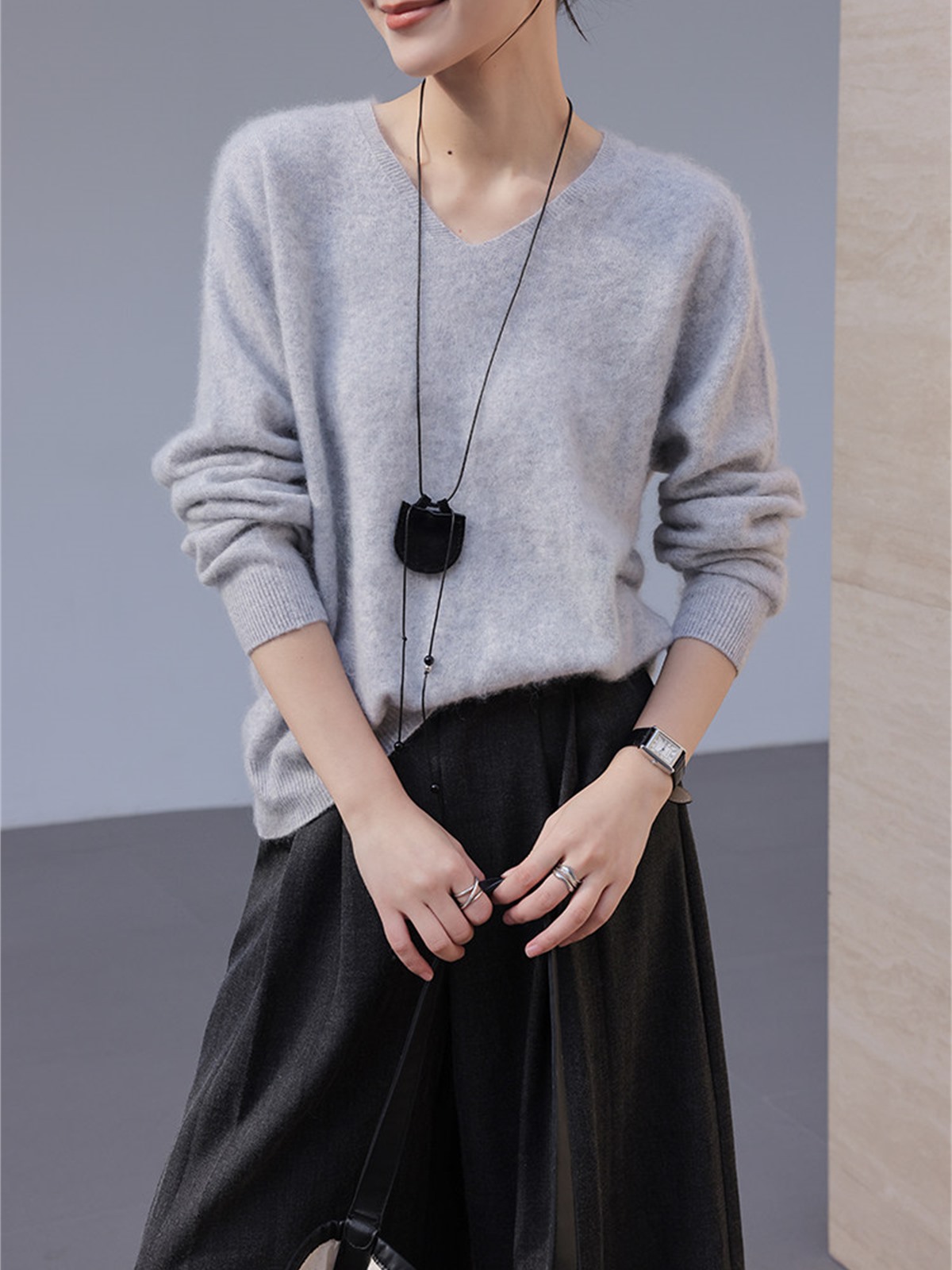 Heranny Furry Wool Top