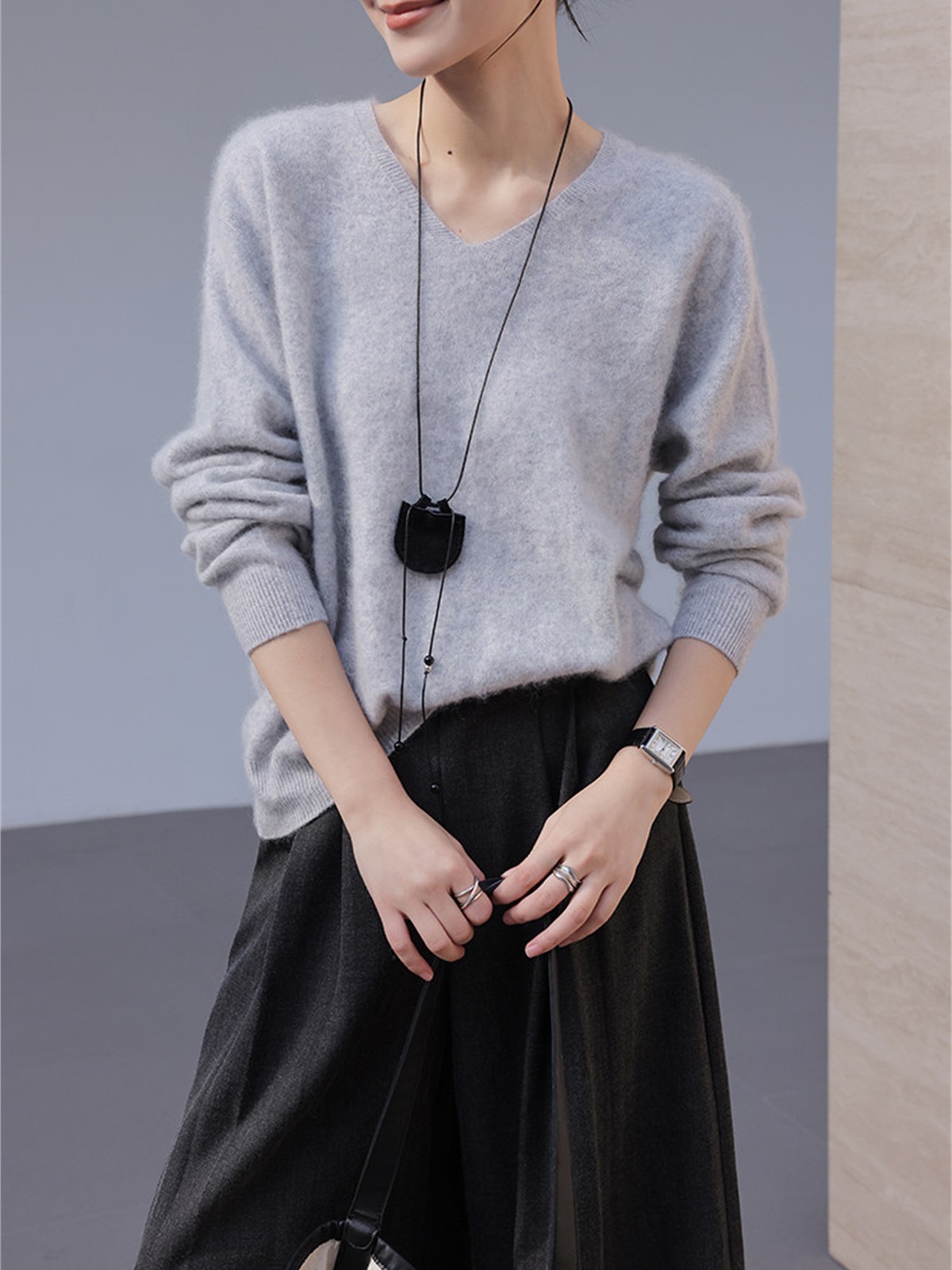 Heranny Furry Wool Top