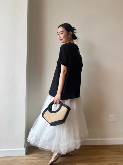 Venyce Layered Mesh Skirt