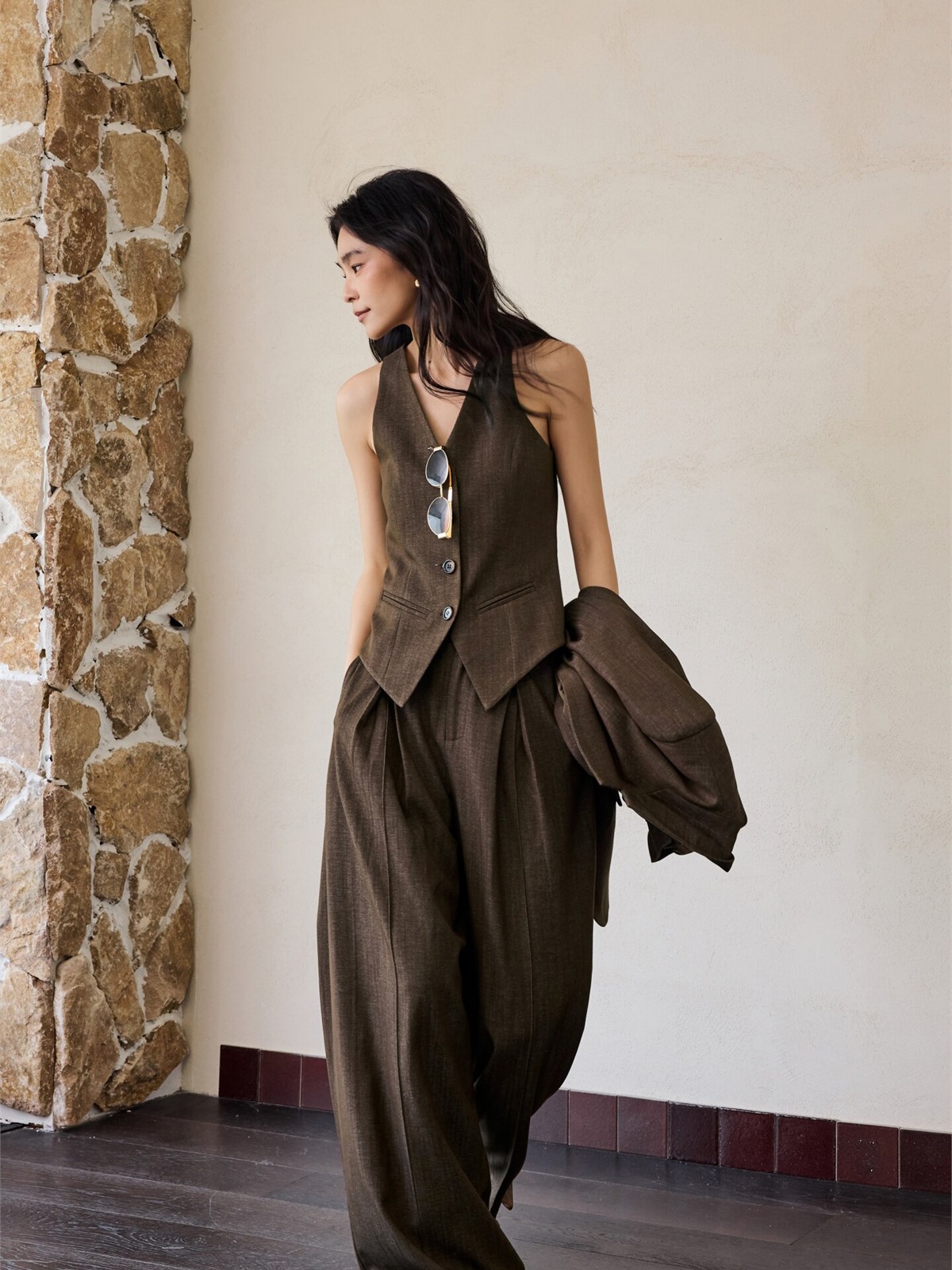 Harriet Textured Blazer, Vest & Pants (Sold Separately)