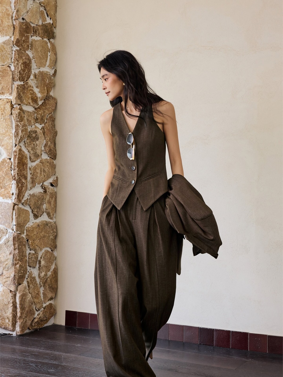 Harriet Textured Blazer, Vest & Pants (Sold Separately)