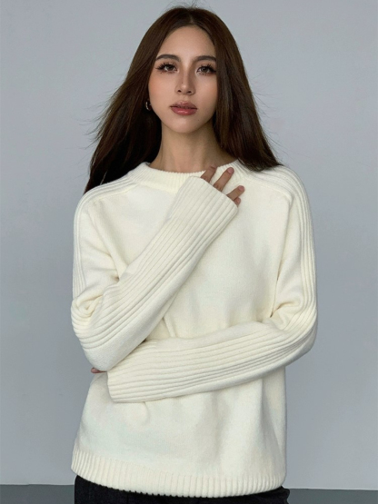 Kaisey Autumn/Winter Sweater-The Black Bow-