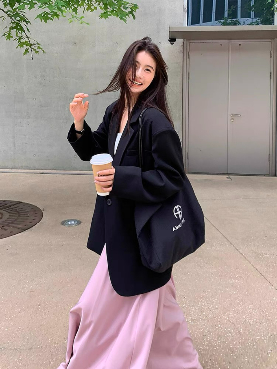 Nordyn Oversized Blazer-The Black Bow-