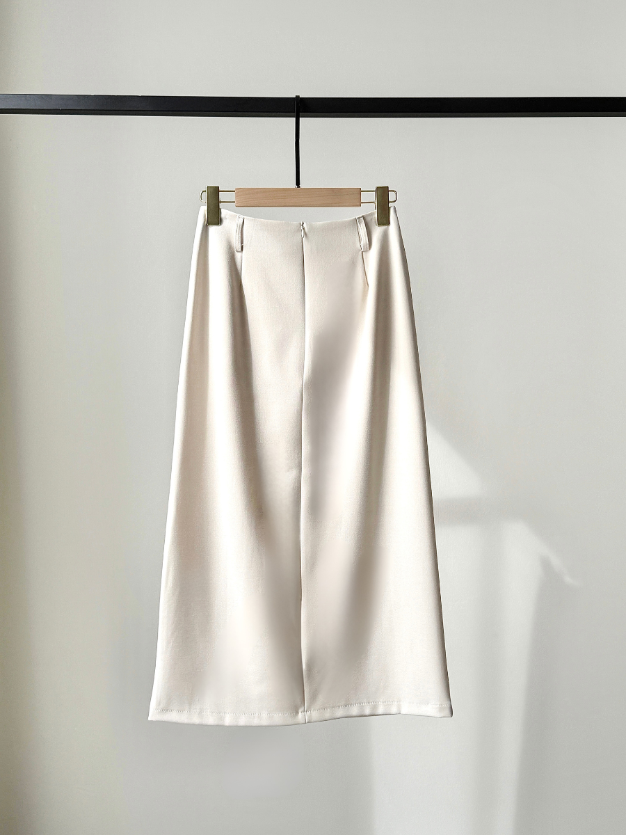 Sabrine A-Line Side Slit Skirt