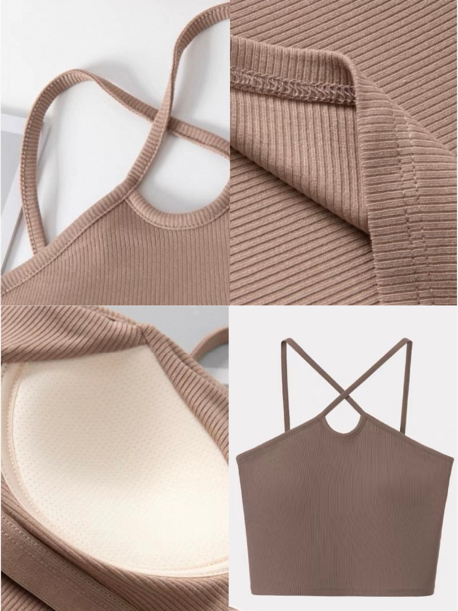 Briella Halter Neck Padded Top