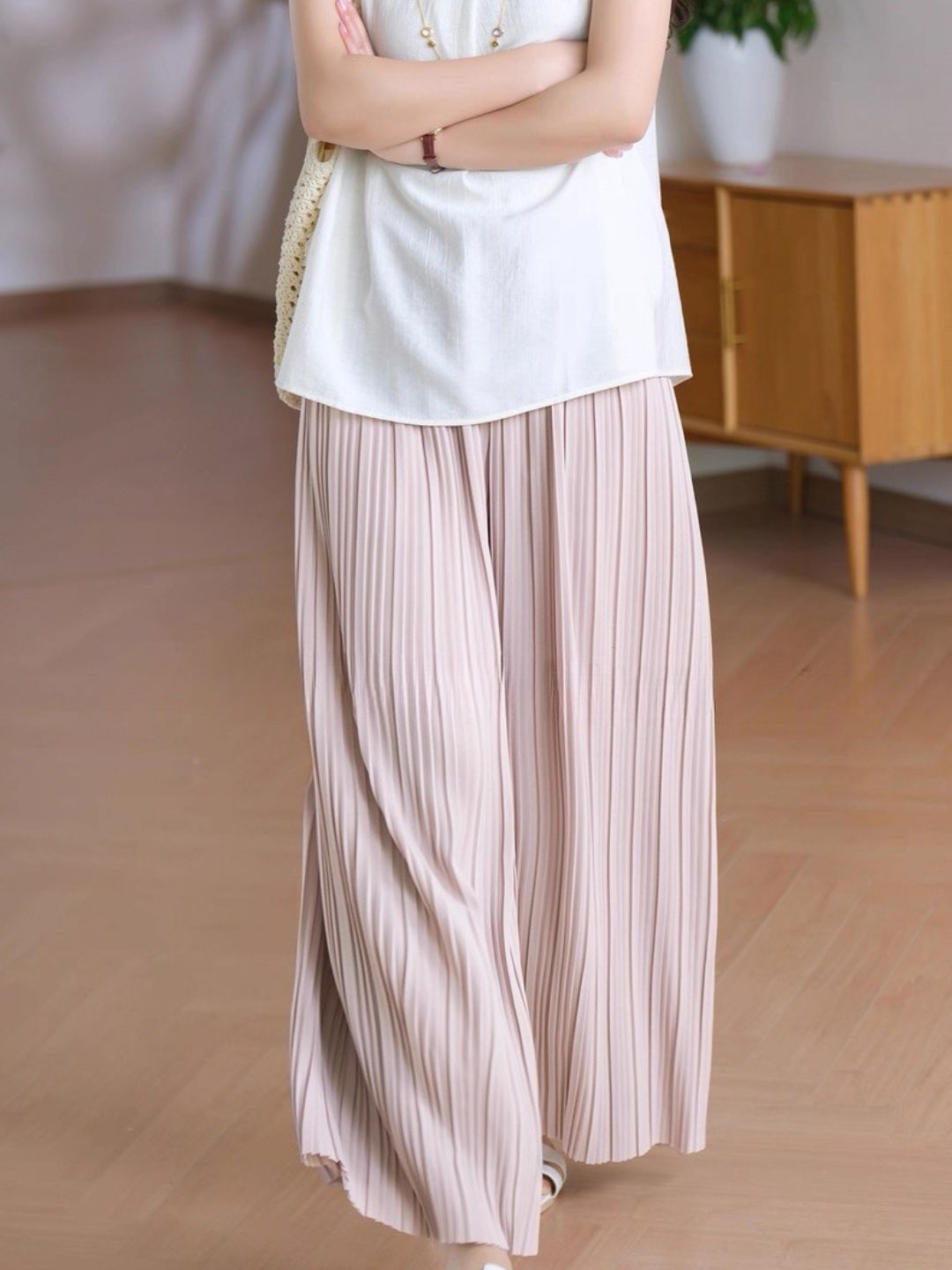 Ling Fei Delicate Pleated Culottes