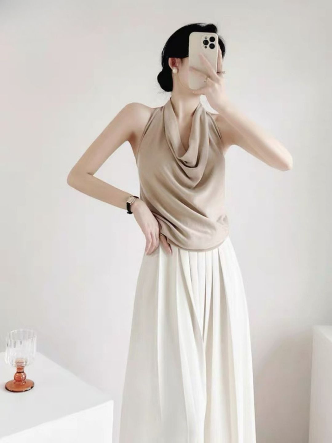 Landry Swing Collar Knit Top