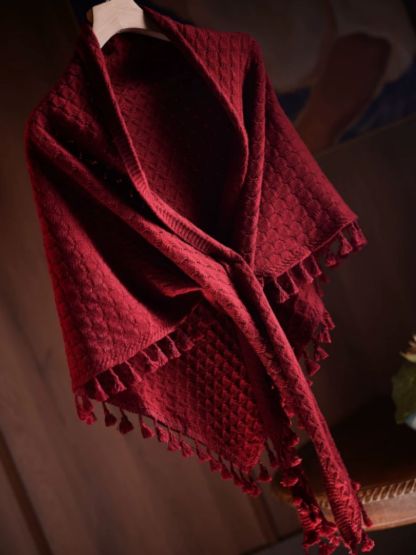 Ya Che Oriental Tassel Shawl