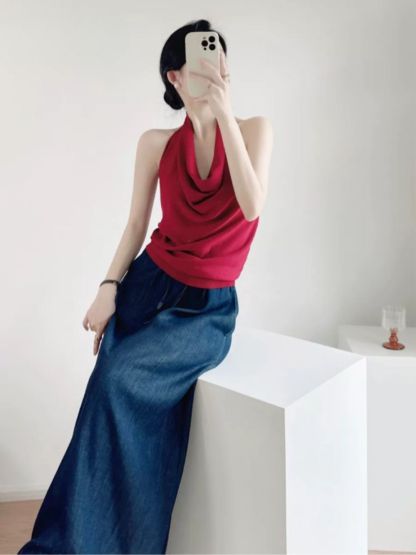 Landry Swing Collar Knit Top